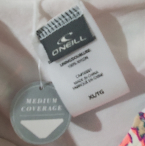 NWT O'Neill Floral Low Rise Cheeky Swimsuit Bottoms - Picture 4 of 4